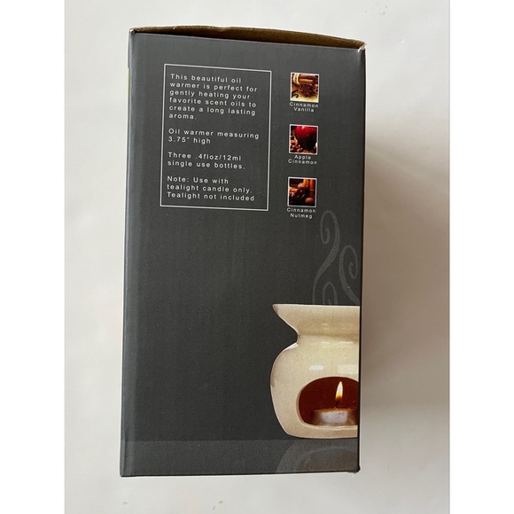 Elegant Expressions Oil Warmer Gift Set Includes 3 Essential Oils - Picture 2 of 4